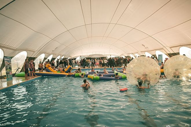 NOTICIAS ESCOBAR: EL MUNICIPIO RENOVO LA PILETA CLIMATIZADA DEL POLIDEPORTIVO DE MAQUINISTA SAVIO 